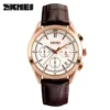 Men's leather watch Skmei 9127