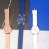 Silicone strap wristwatch