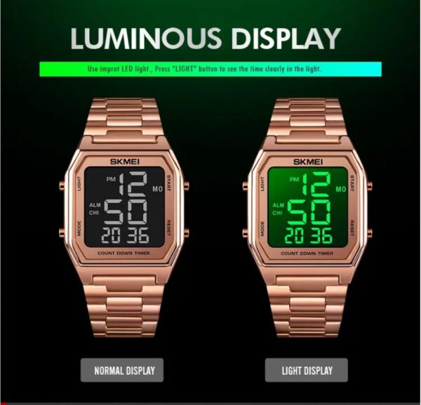 Classic digital watch for men