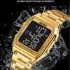 Classic digital watch for men