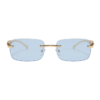 Vintage-Frameless-sunglasses